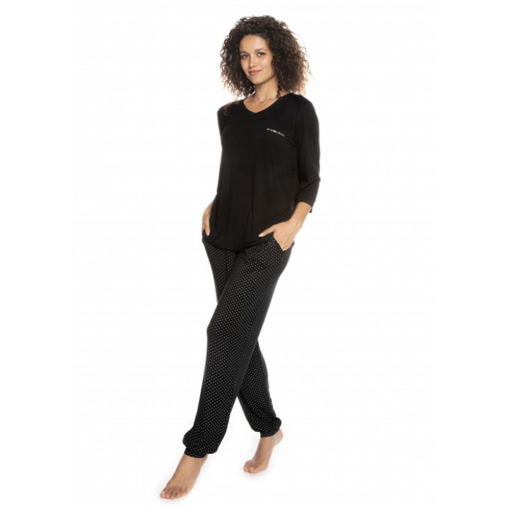 LAMA PAJAMA L-VIS1424 PY L black