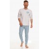 Піжама TARO 2656 MARIO AW21 XXL світло-сіра