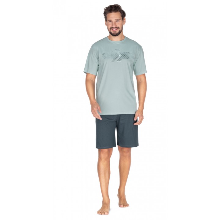 Мужская пижама REGINA 435 XXL-3XL XXL зеленая
