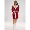 DE LAFENSE 627 SORAYA L burgundy-ecru clothes gown