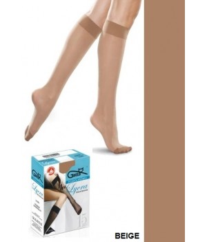 PODKOLANÓWKI GATTA LYCRA uniwersalny beige