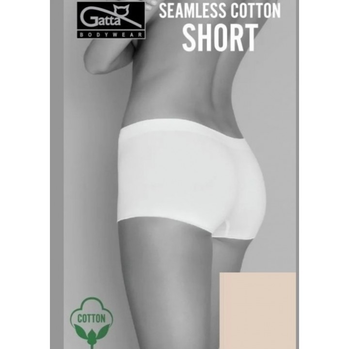 Бесшовные хлопковые шорты GATTA L NUDE /XL