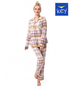 ПИЖАМНЫЙ КЛЮЧ LNS-448 B23 XXL-4XL 3XL бежевый