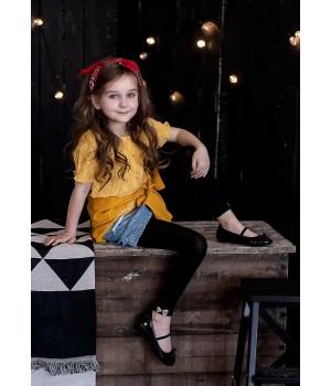 LEGGINSY KNITTEX DZIEWCZ ELENA 104-110 nero