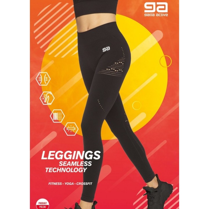 LEGGINSY GATTA FITNES GA BLACK /S