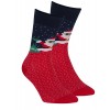 WOLA CHRISTMAS SOCKS WZ MEN'S WZ 833 39-41 navy blue
