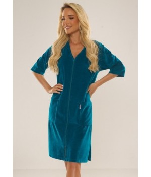 DE LAFENSE BATHROBE 431 VELVET M зеленый