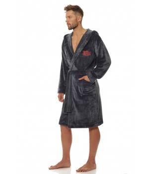 ЧОЛОВІЧИЙ ХАЛАТ L&L 2110 COSTA L графітовий ЧОЛОВІЧИЙ ХАЛАТ L&L 2110 COSTA L графітовий