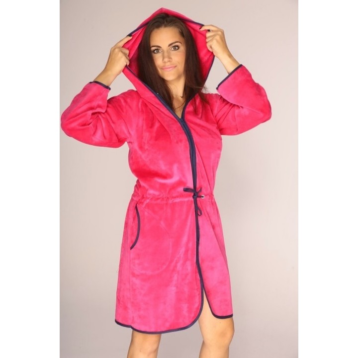 DE LAFENSE 313 DESIREE XXL малиновий халат