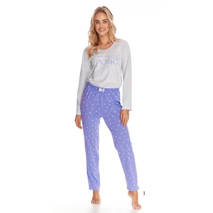 Пижама TARO 2556 ANA AW22 XL серо-фиолетовая