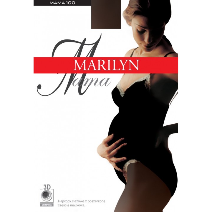 RAJSTOPY MARILYN MAMA 100 3/4 nero