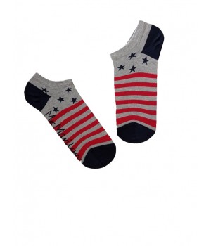 Чоловічі туфлі MARILYN FOOTSTOCKS USA 41-45 сіро-червоні