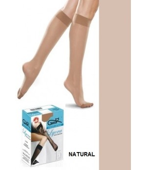 PODKOLANÓWKI GATTA LYCRA uniwersalny natural