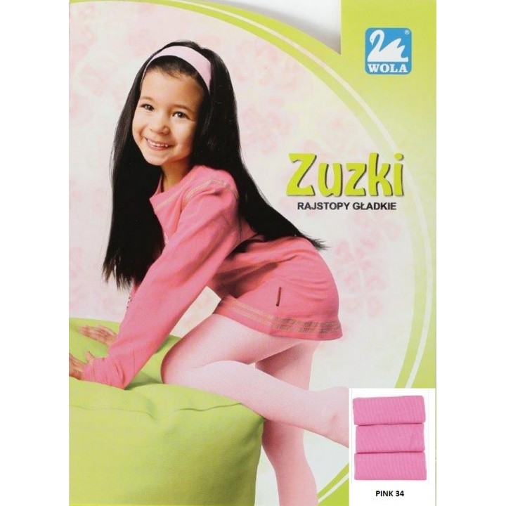 КОЛГОТКИ WOLA ZUZKI 116-122 рожеві