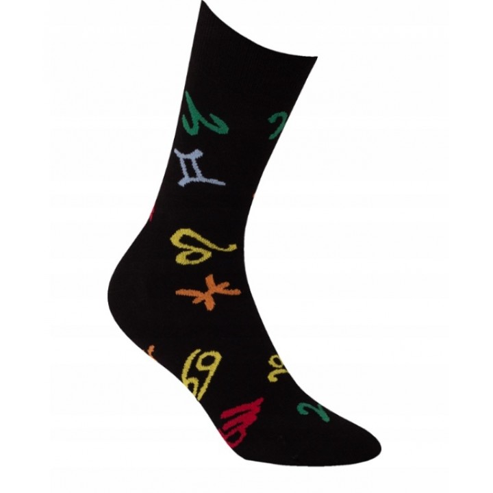 Чоловічі шкарпетки WOLA PERFECT CASUAL WZ180 чорні 42/44