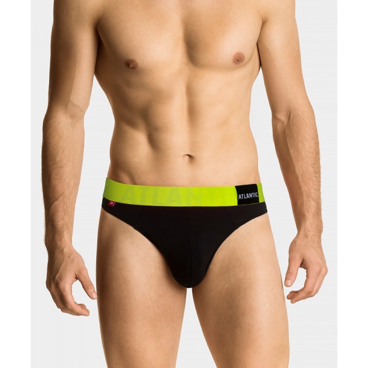 Труси ATLANTIC MP-1566 S чорно-зелені