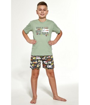 PAJAMA CORNETTE CHŁ 789/98 CAMPER 110-116 green