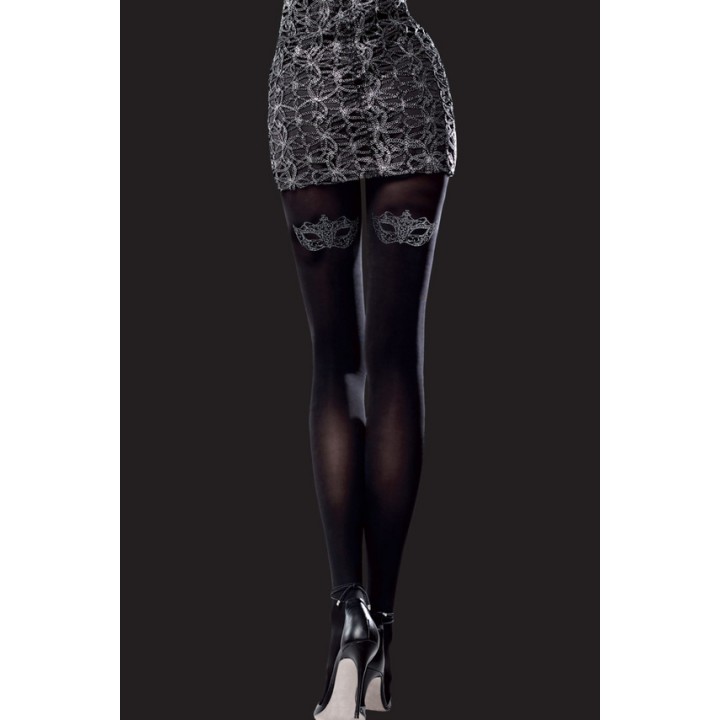 ТРИКОТАЖНІ КОЛГОТКИ ВЕНЕЦІЯ 50 2 чорні