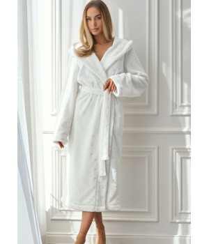 ЖІНОЧИЙ ХАЛАТ L&L 2551 AMIRA WHITE /S