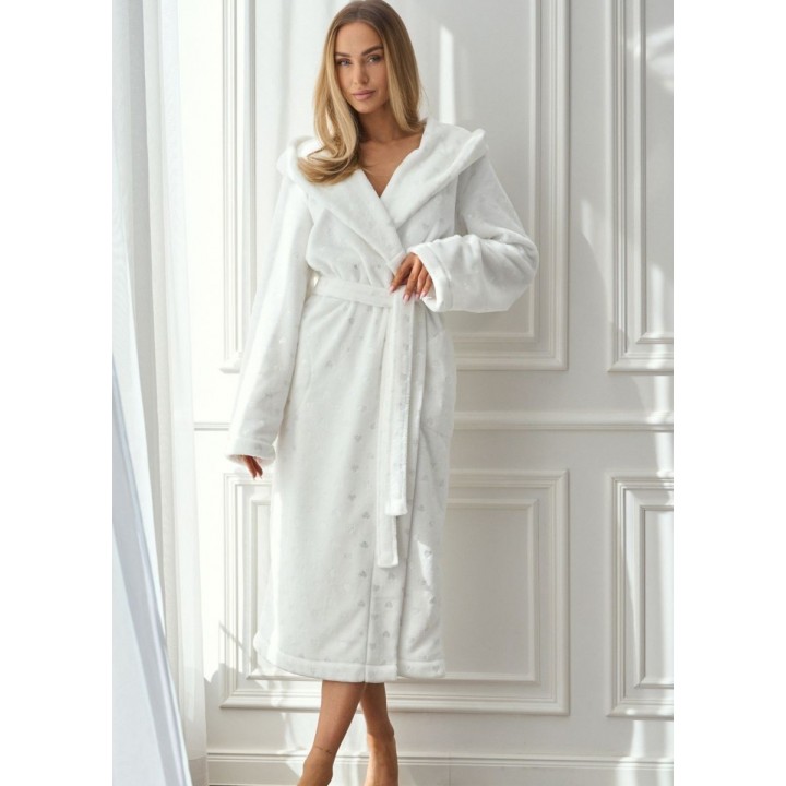 ЖІНОЧИЙ ХАЛАТ L&L 2551 AMIRA WHITE /S