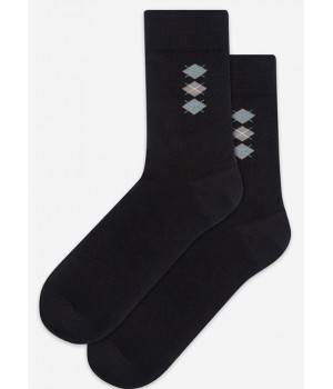 Носки мужские WOLA PERFECT MAN CASUAL WZ152 ЧЕРНЫЕ 42/44