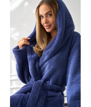 ЖІНОЧИЙ ХАЛАТ L&L 2556 ТЕКСТИЛЬНИЙ /XL
