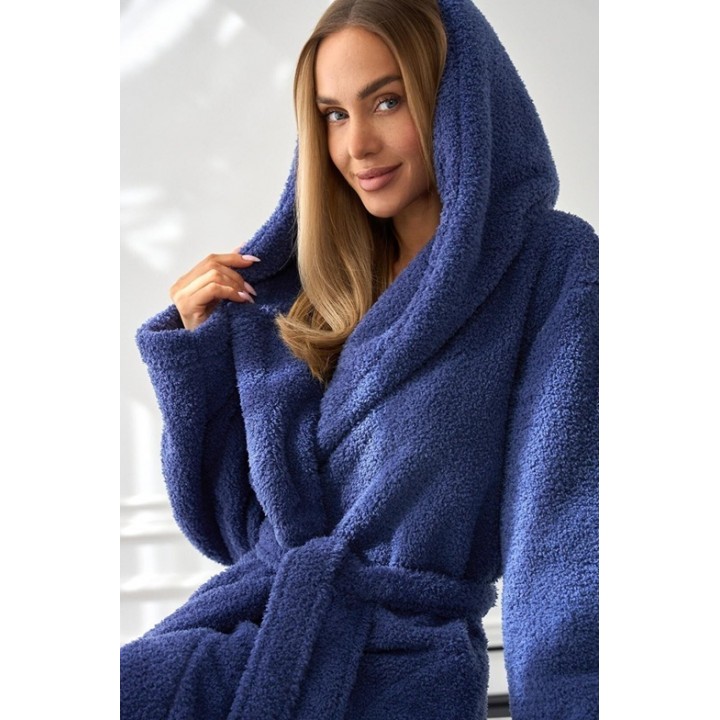 ЖІНОЧИЙ ХАЛАТ L&L 2556 ТЕКСТИЛЬНИЙ /XL