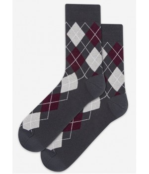 Чоловічі шкарпетки WOLA PERFECT CASUAL WZ150 антрацитові 45/47