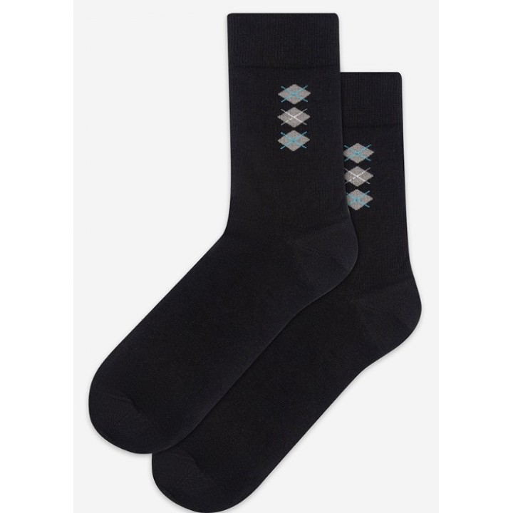 Носки мужские WOLA PERFECT MAN CASUAL WZ152 ЧЕРНЫЕ 39/41