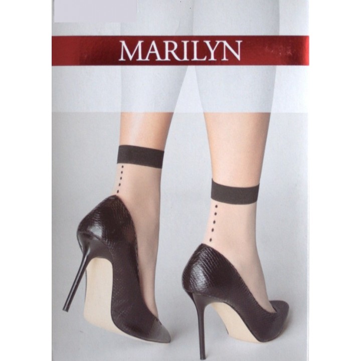 ЖІНОЧІ ШКАРПЕТКИ MARILYN, РОЗМІР 28, ВІЗОН/ЧОРНИЙ, 36/40