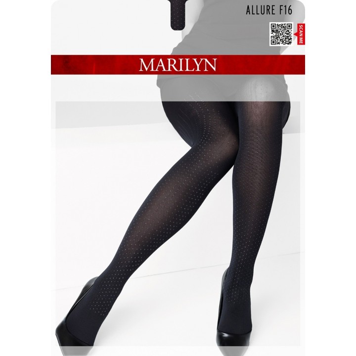 RAJSTOPY MARILYN ALLURE F16 BLACK 3/4
