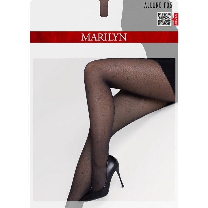 Колготки MARILYN ALLURE F05 ЧОРНІ 1/2