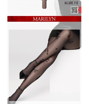 Колготки MARILYN ALLURE F13 ЧОРНІ 1/2