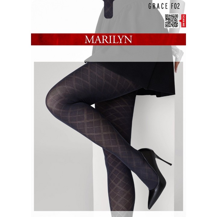 Колготки MARILYN GRACE F02 ЧОРНІ /5