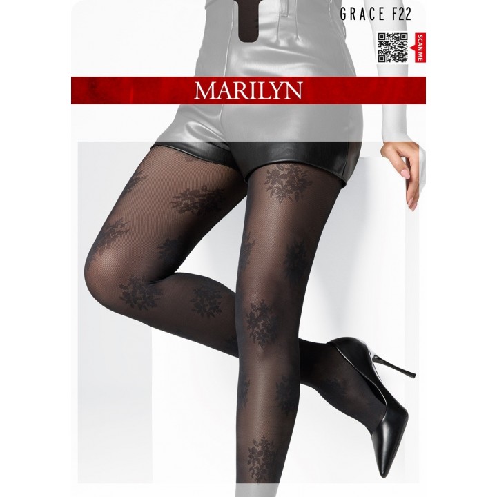 RAJSTOPY MARILYN GRACE F22 BLACK 3/4