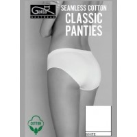 Бесшовные хлопковые классические трусики GATTA, белые/мужские