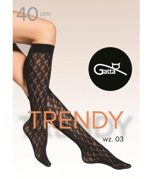 ШКАРПЕТКИ ДО КОЛІН GATTA TRENDYLINE WZ 03 NERO