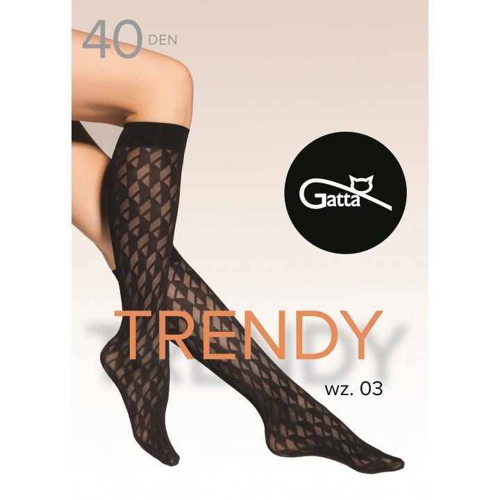 ШКАРПЕТКИ ДО КОЛІН GATTA TRENDYLINE WZ 03 NERO