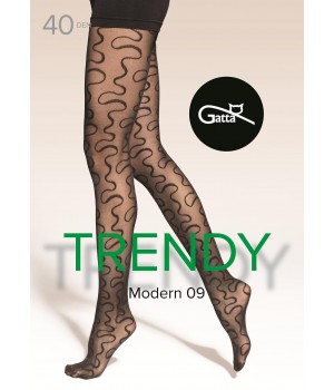 Колготки GATTA MODERN 40 WZ 09 NERO /4