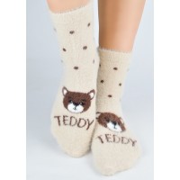 SKARPETY NOVITI SP016-G-01 PUCHATE TEDDY 31-34