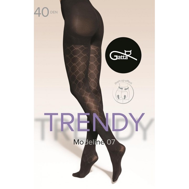 КОЛГОТКИ GATTA MODELINE 40 WZ 07 NERO /3