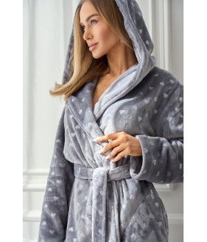 L&L ЖІНОЧИЙ ХАЛАТ 2551 AMIRA GREY /L