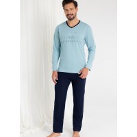 PIŻAMA REGINA MĘSKA 495 MORSKI /3XL