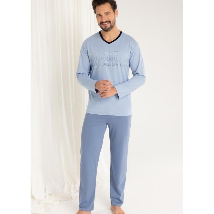 Мужская пижама REGINA 495 синяя /3XL