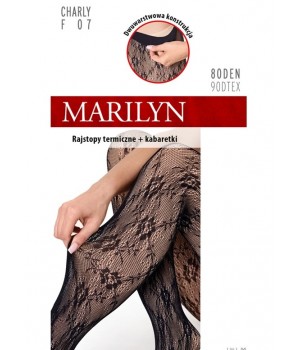 RAJSTOPY MARILYN CHARLY F07 BLACK/BEIGE 3/4