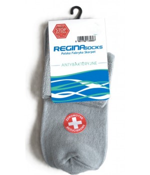 REGINASOCKS BU PK SILTEX 9359 GRAY SOCKS 35-38