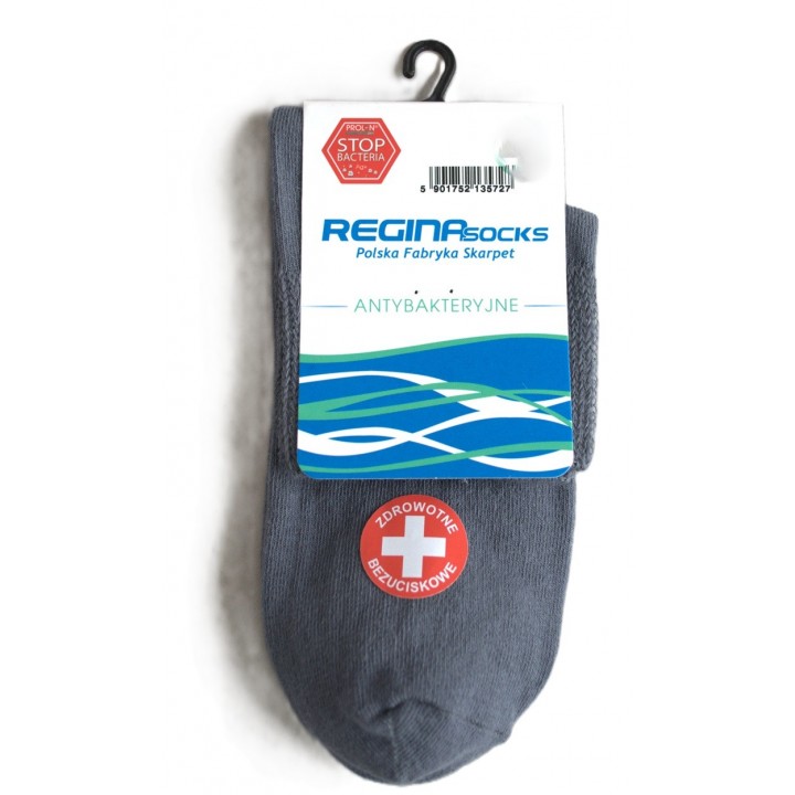 ШКАРПЕТКИ REGINASOCKS BU PK SILTEX 9359 СІРІ 35-38
