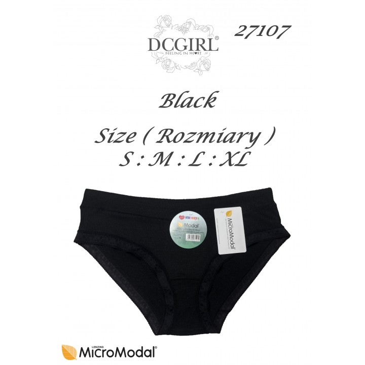 ЧОРНІ ТРУСИ DCPOLO 27107 MICROMODAL