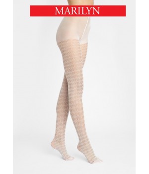 Колготки Marilyn Stella C20, молочні, 1/2