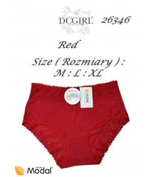 DCPOLO 26346 Модальные красные трусы
